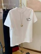 Baskılı Oversize Bisiklet Yaka T-shirt - Beyaz resmi